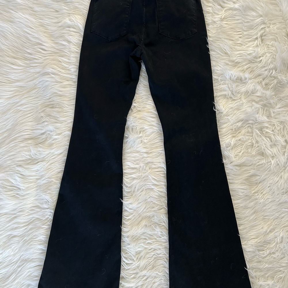 Frame One Flare High Rise Black Jeans - Picture 7 of 9